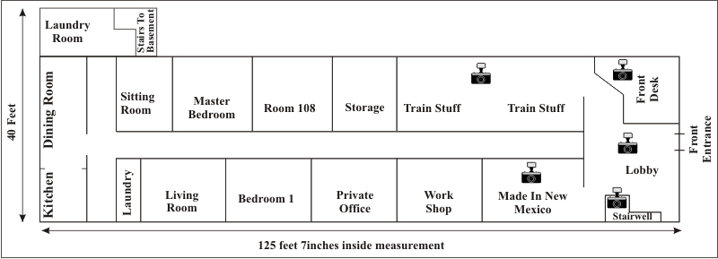 The Hotel & Shops 1st Floor Map